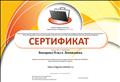 Сертификат, о создании сайта
